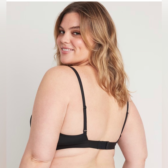 🆕 Old Navy Women’s Mesh V-Neck Bralette Top Bralette Bra Black XL 38DD 40D 40DD - Picture 7 of 14
